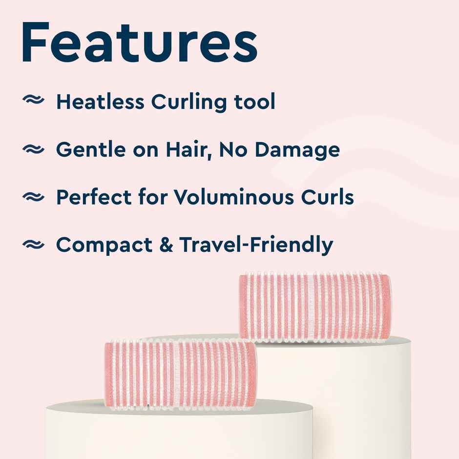 GUBB Medium Hair Rollers - Pink