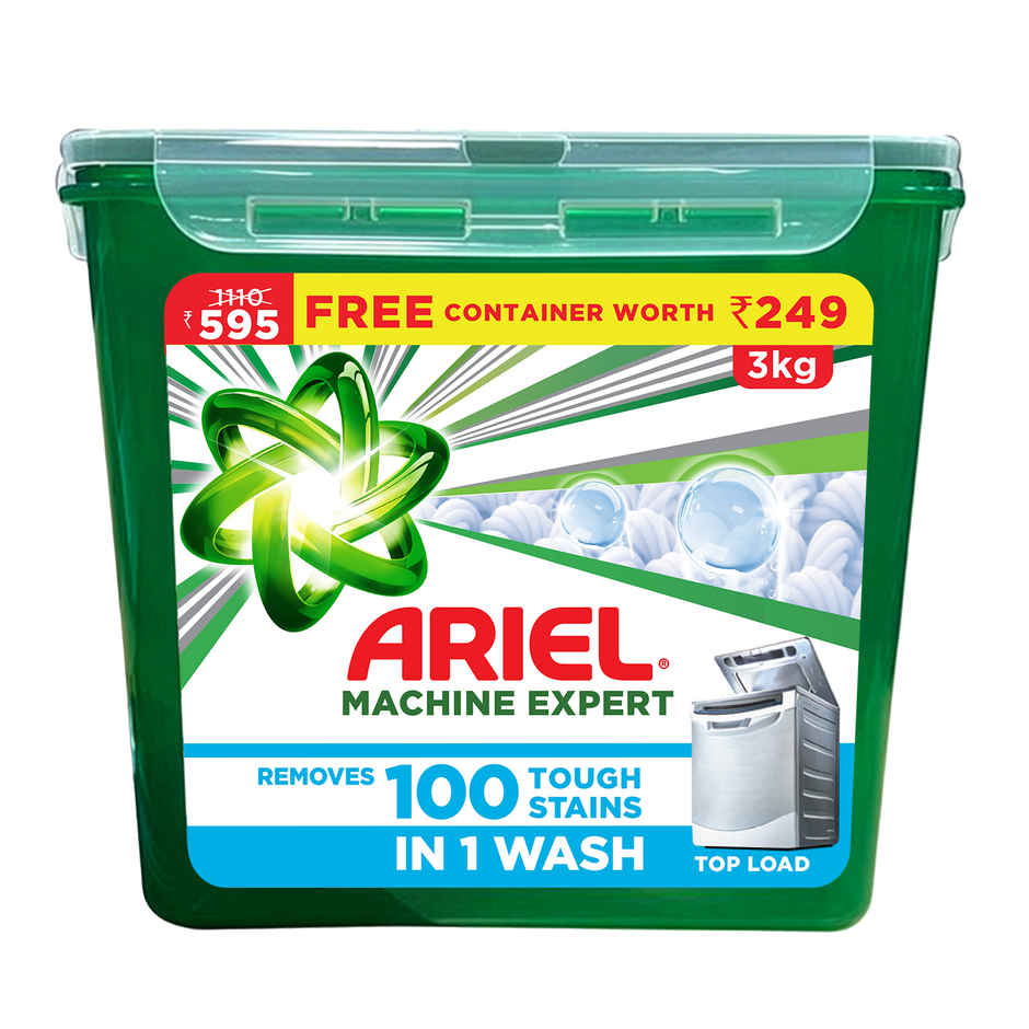 Ariel Machine Expert Detergent Powder Top Load Cannister Free | For Washing Machine