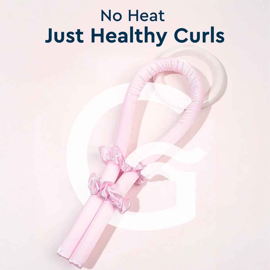 GUBB Heat Free Hair Curler (Pink)