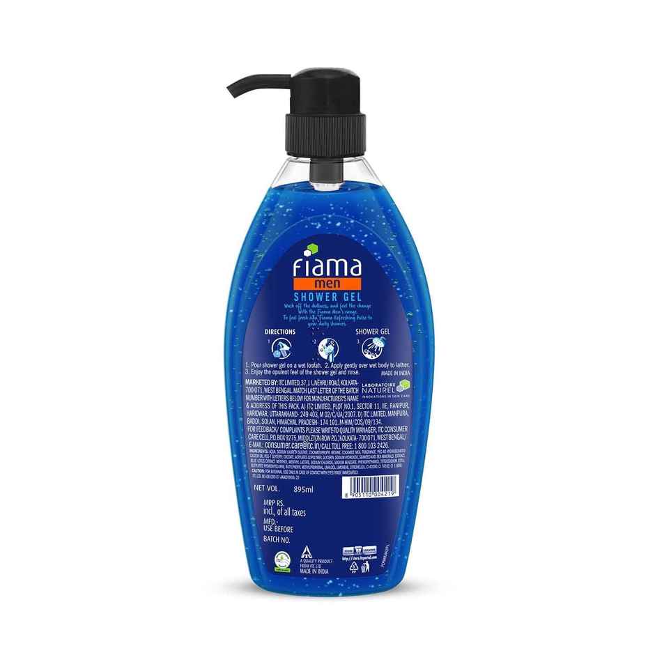 Fiama Men Shower Gel Refreshing Pulse Body Wash, With Skin Conditioners For Refreshed Skin - Bottle