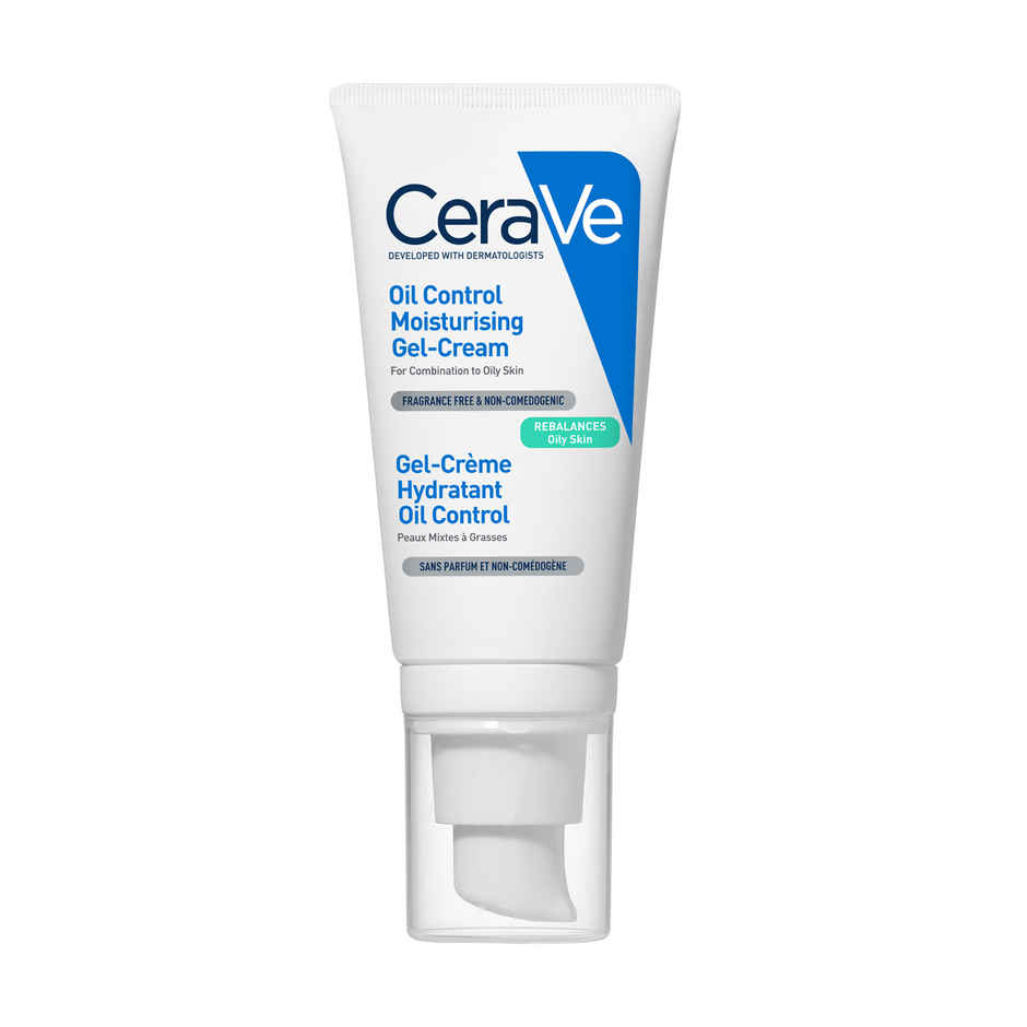 CeraVe Oil Control Gel-Cream Lightweight Moisturizer For Oily & Combination Skin With Shine Control