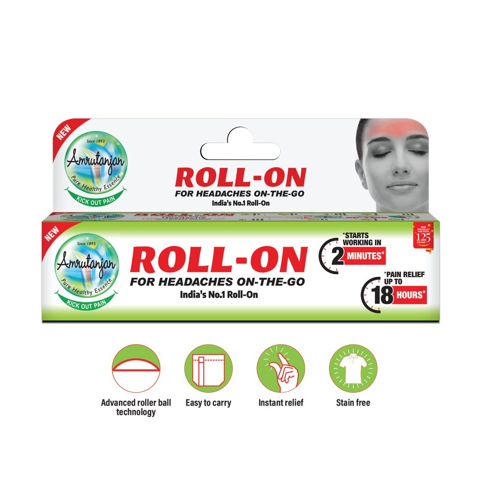 Amrutanjan Faster Relaxation Roll-On Combo