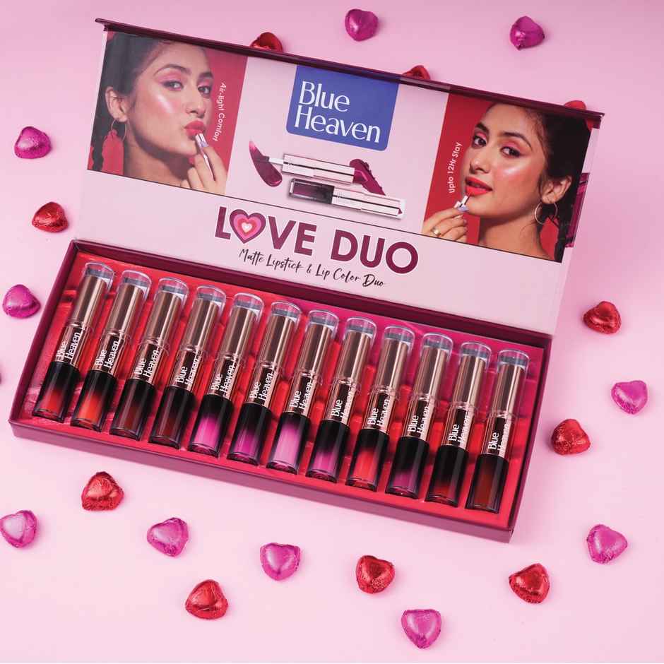Blue Heaven Love Duo 2 in1 Dual Sided Lipstick for women - 11