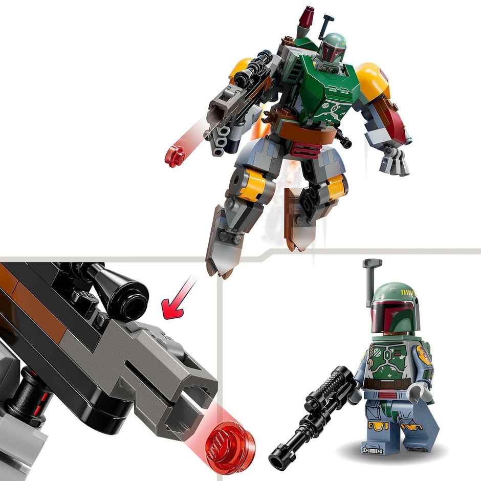 Lego Star Wars Boba Fett Mech Building Toy Set (155 Pieces)