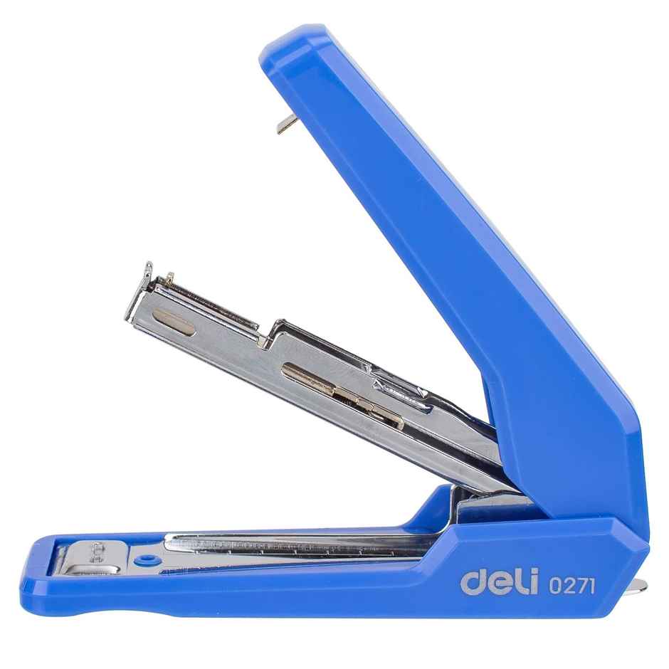 Deli E0272 Stapler, 15 Sheets, Plastic Cover, Metal Base - Assorted