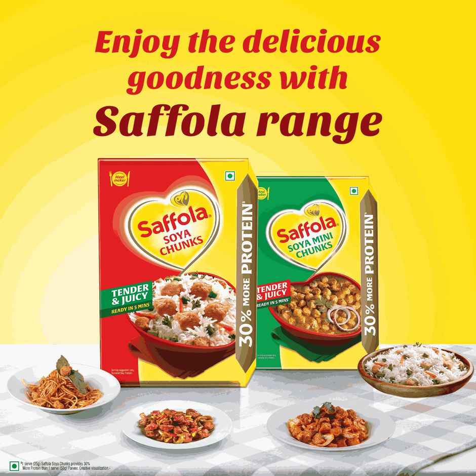 Saffola Mealmaker Soya Chunks Pouch