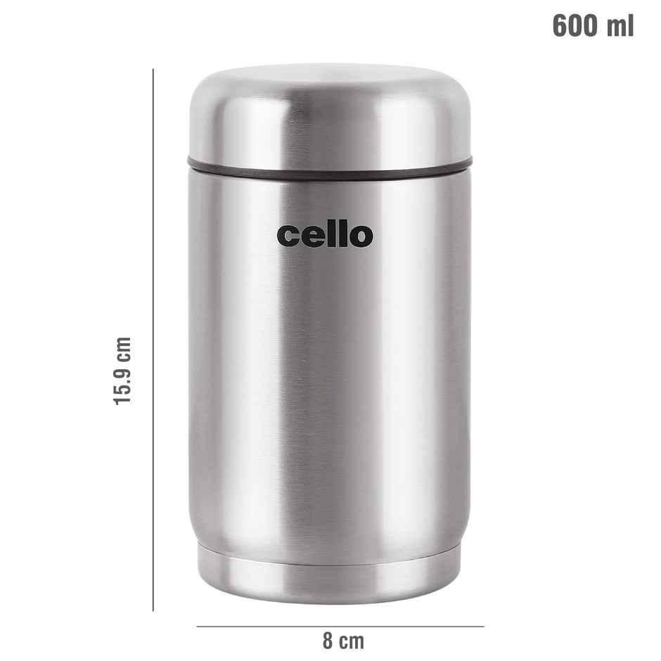 Cello Duro Tuff Steel Flask | 600 ml | Assorted