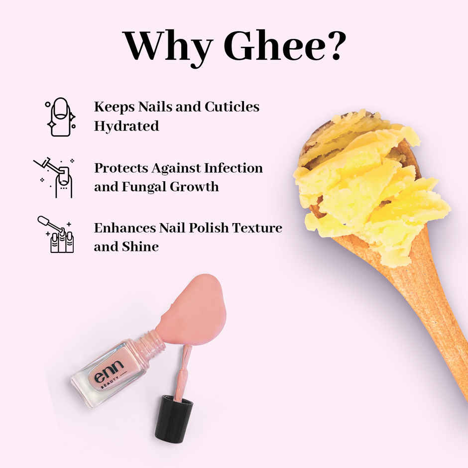 ENN Beauty Extra Shine Nail Paint Kit With Ghee | Glossy To Matte