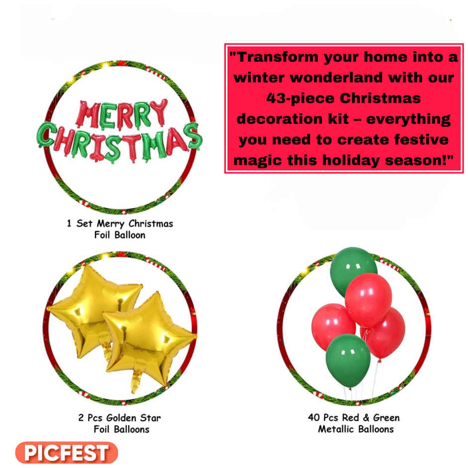 Christmas Party Decor Combo | Picfest