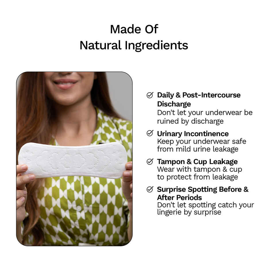 Pee Safe Aloe Vera Panty Liners for Everyday Protection