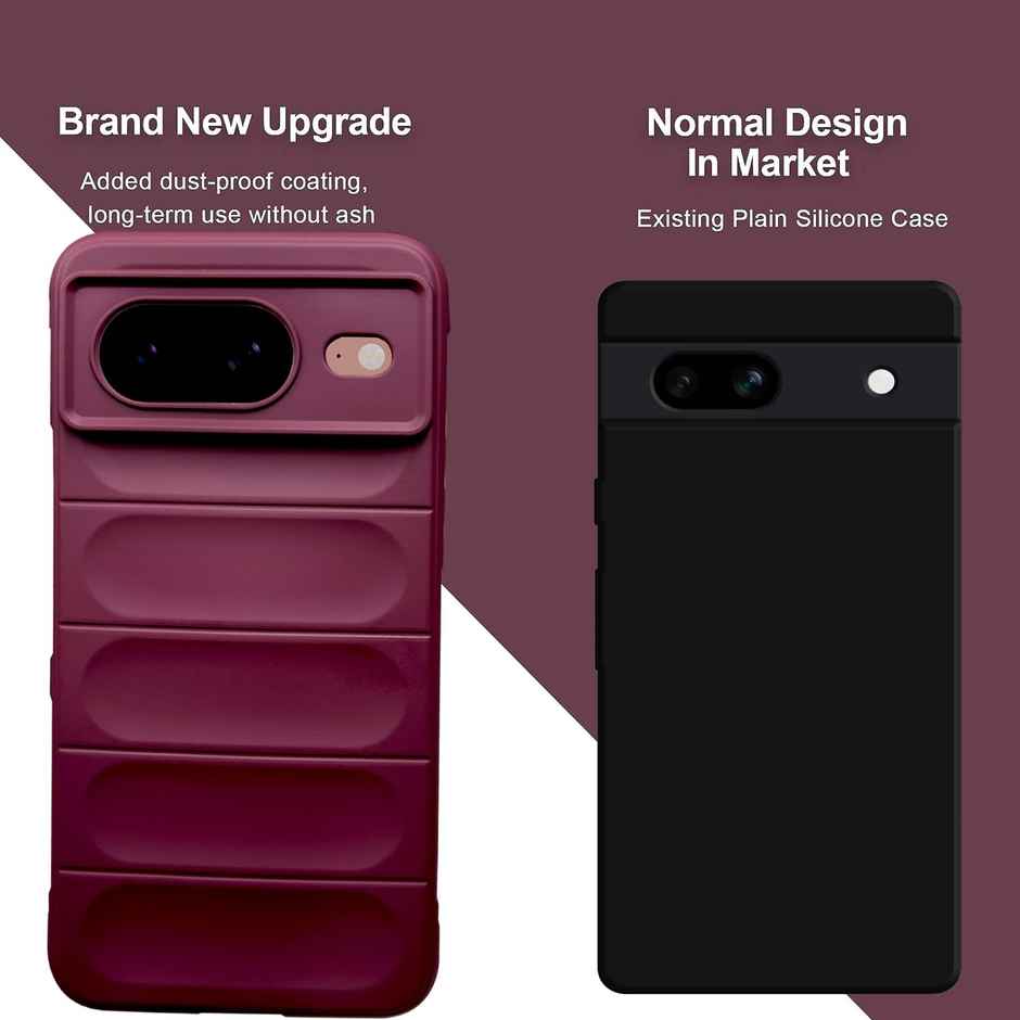 Artistque Case For Google Pixel 8 Back Cover - Liquid Stripe Cover Silicone