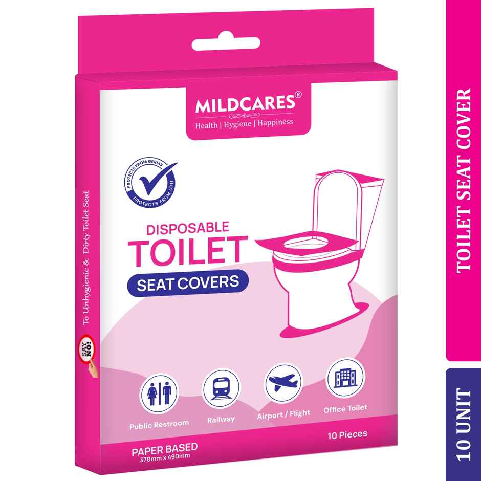 Mildcares Disposable Toilet Seat Cover Pack Of 10