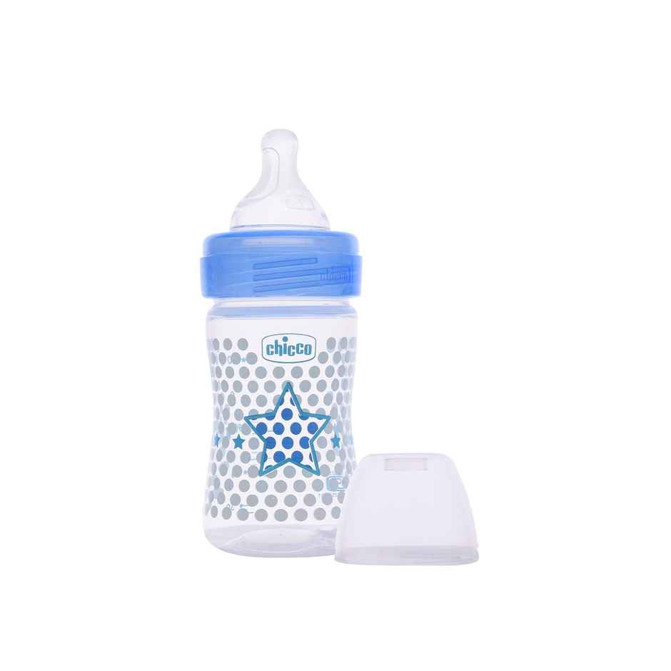 Chicco Feeding Bottle Wb Sil Physio Blue
