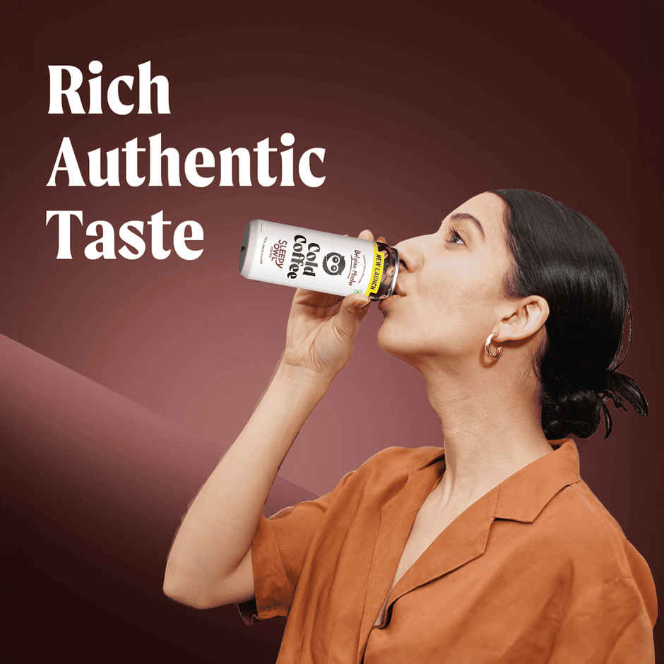 Sleepy Owl Belgian Mocha Cold Coffee Can