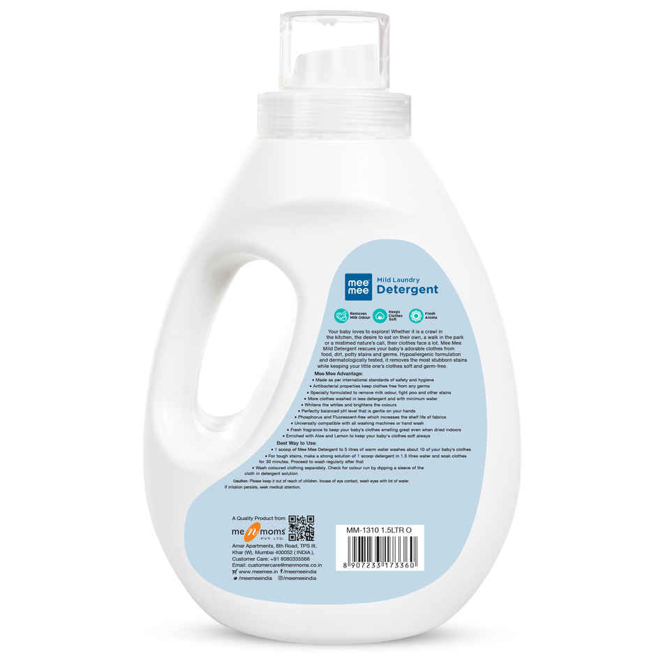 Mee Mee Anti-Bacterial Baby Laundry Detergent - One Drop Cleaning