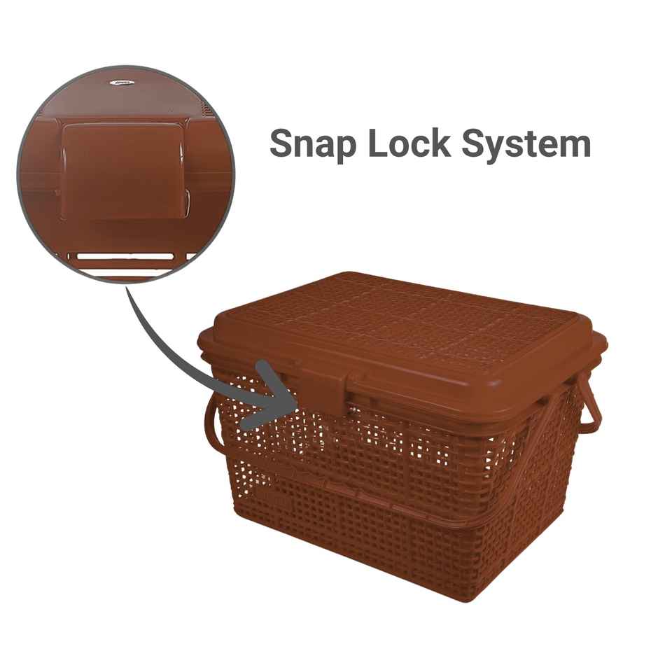 Go Hooked Multipurpose Picnic Storage Organizer - Dark Brown