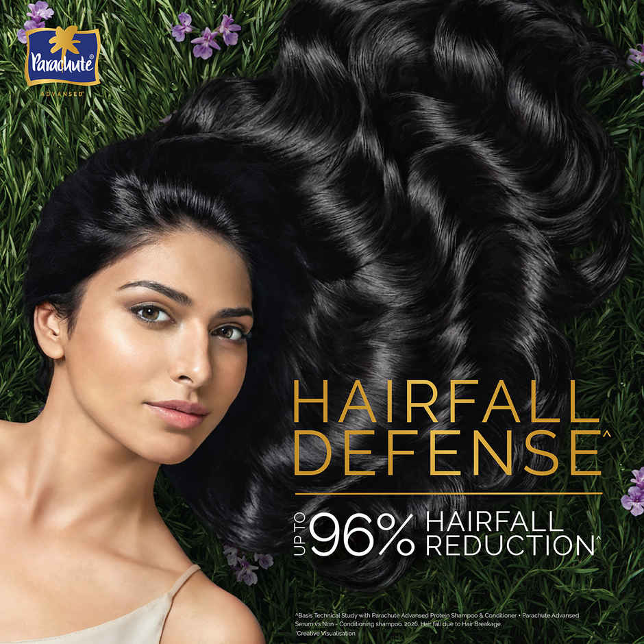 Parachute Advansed Hair Fall Defense Protein Conditioner | Coconut Milk & Rosemary | Paraben-free