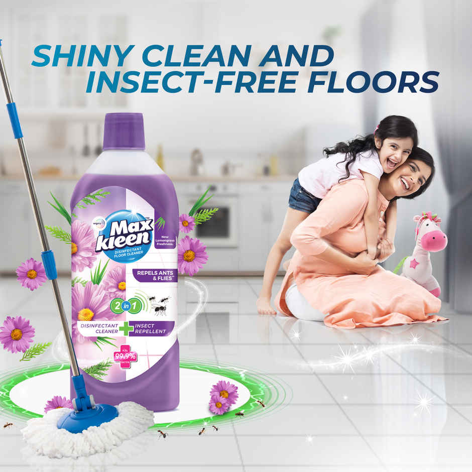 Maxkleen Insect Repellent Floor Cleaner | Lemongrass Combo 