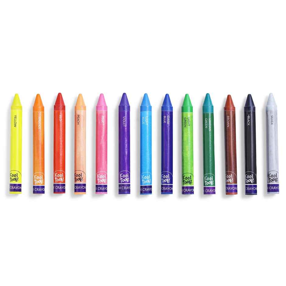 Kores 12+1 Jumbo Shades Wax Crayons | Smooth Coloring