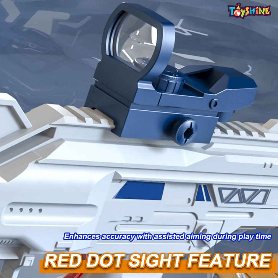 Uzi Style Electric Water Gun | Holi Special | 30 to 35 ft | Rechargeable | Toyshine