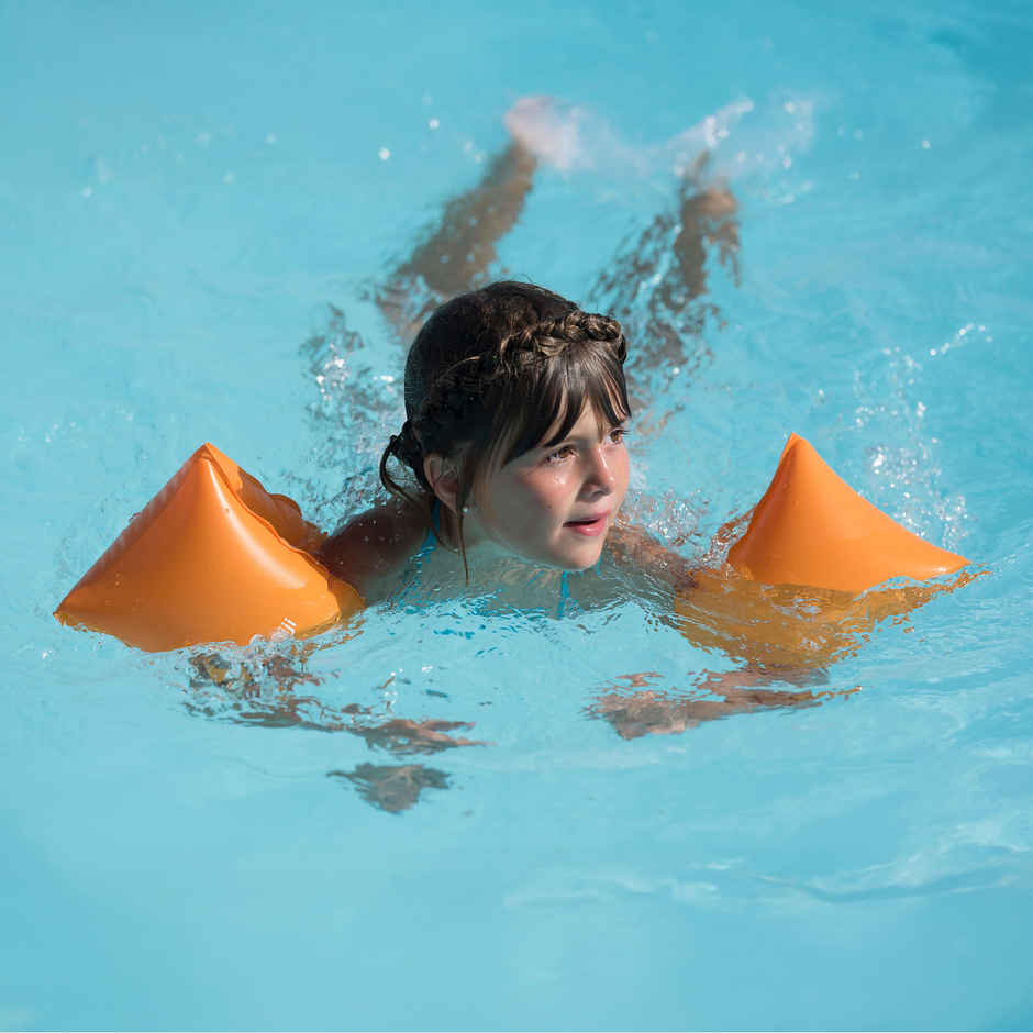 Decathlon Nabaiji Kids 11 To 30 Kg Swimming Armbands | Orange