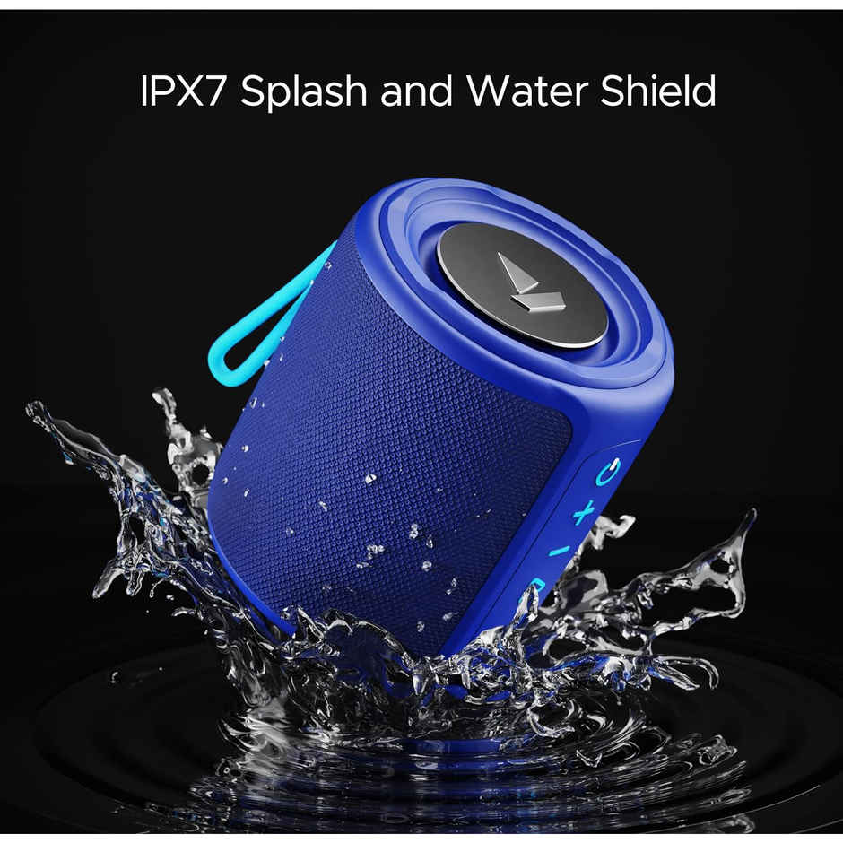boAt Stone 352 Bluetooth Speaker w/ 10W RMS Stereo Sound & IPX7 Water Resistance (Vibing Blue)