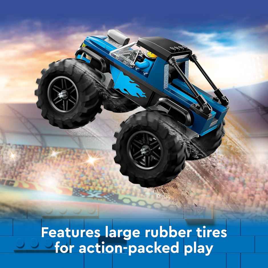 Lego City Blue Monster Truck Off-Road Toy (148 Pieces)