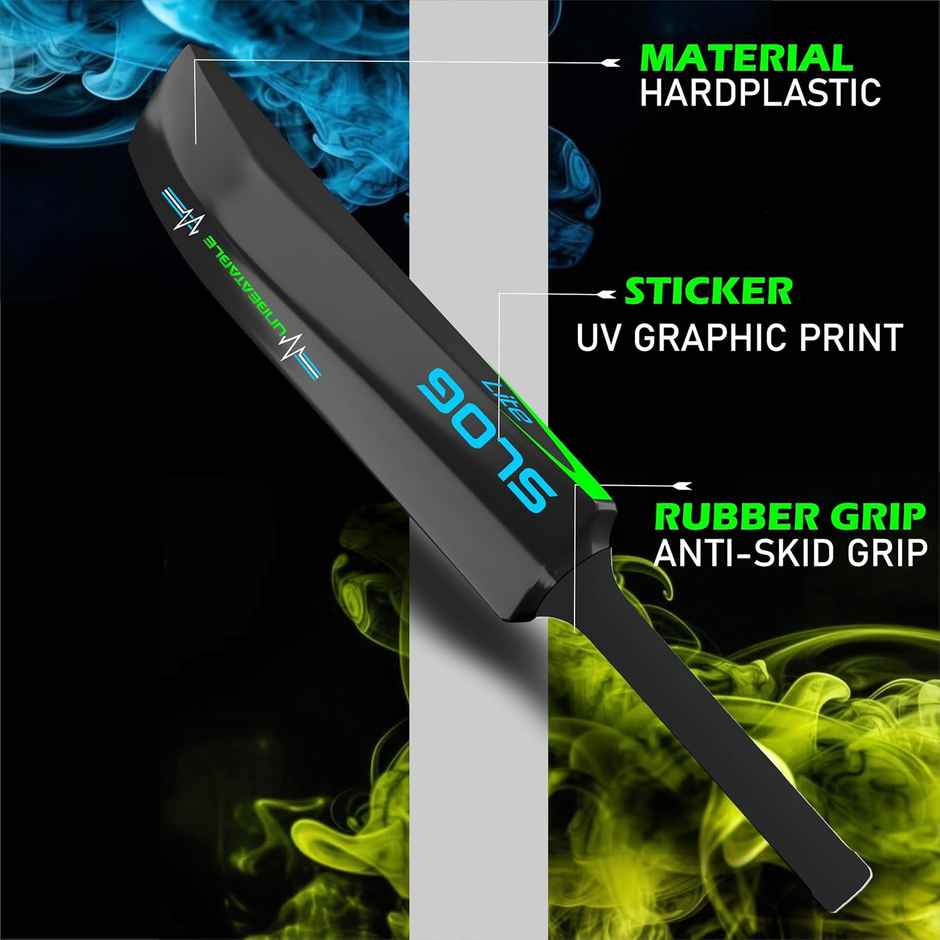 Jaspo SLOG LITE Plastic Tennis Cricket Bat Full Size Bat | 34 x 4.5 Inch