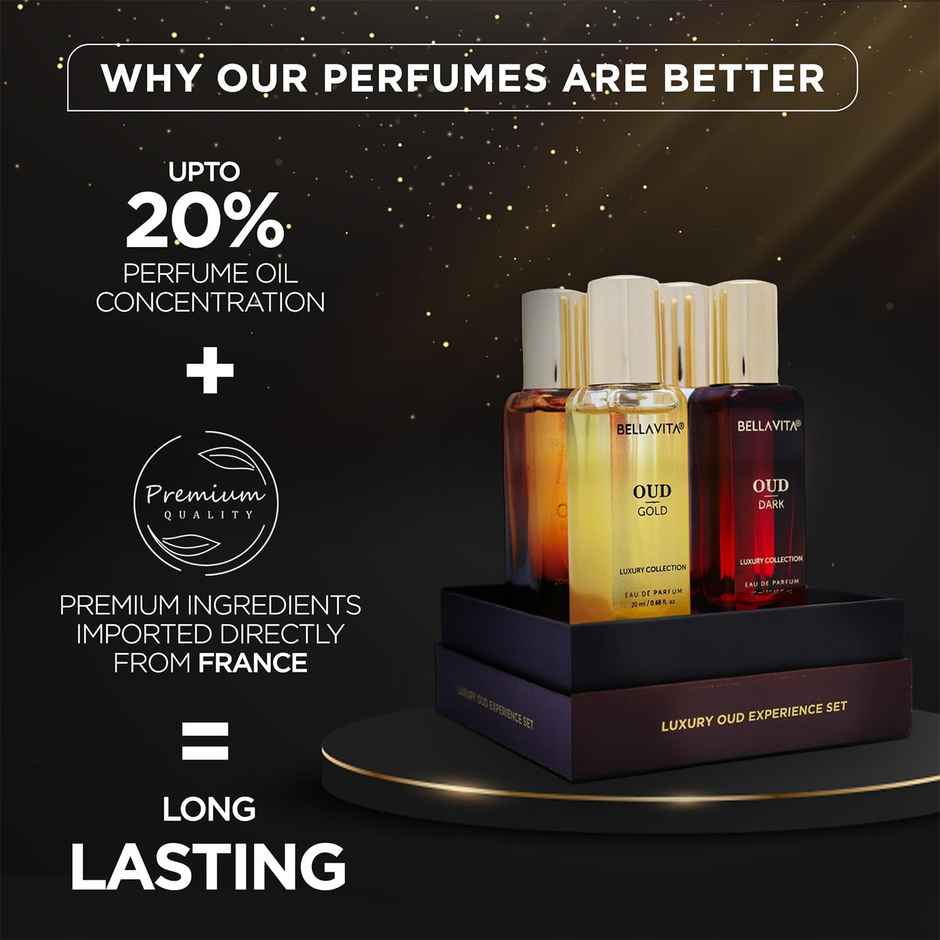 Bella Vita Luxury OUD Experience Eau De Parfum Gift Set for Men & Women