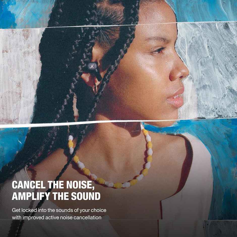 Marshall Motlf ll ANC - True Wireless Active Noise Cancelllng Bluetooth Headphones, Black