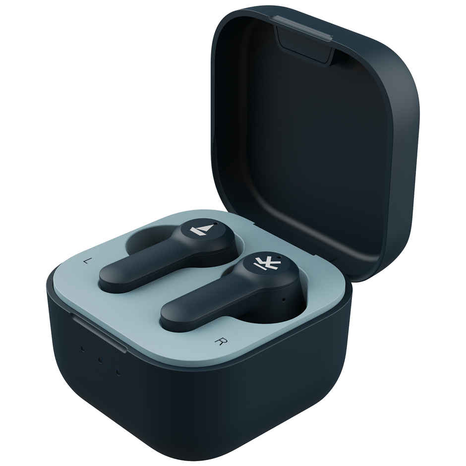 boAt Airdopes Crude x Wrogn Edition TWS Earbuds with 50 Hours Playback, ENx Tech & Beast Mode Bluetooth - Cool Emerald