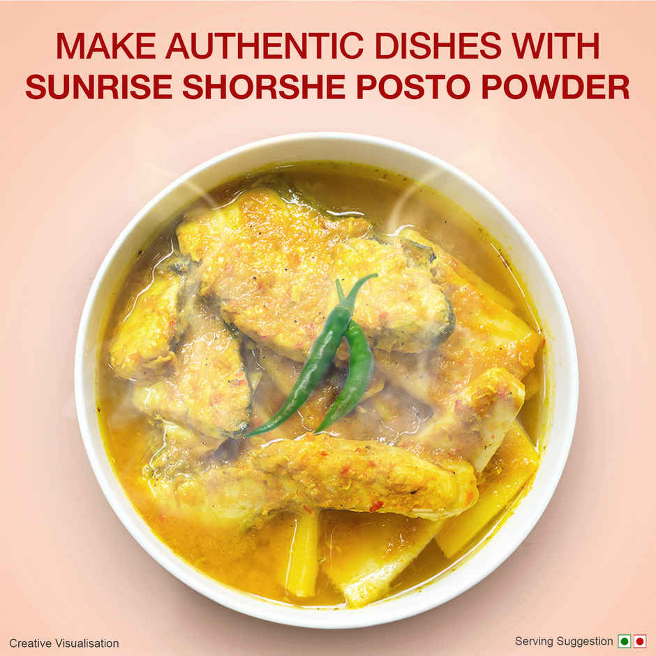 Sunrise Pure Shorshe Posto Powder
