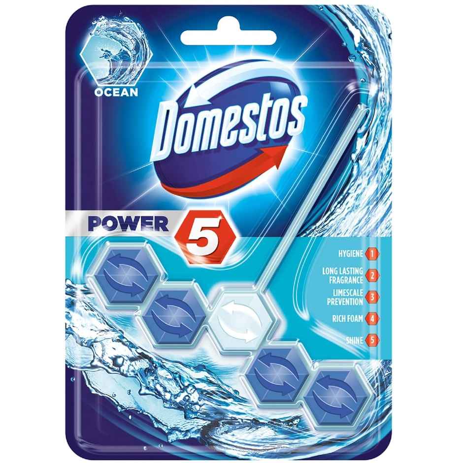 Domestos Ocean Power 5 Toilet Block