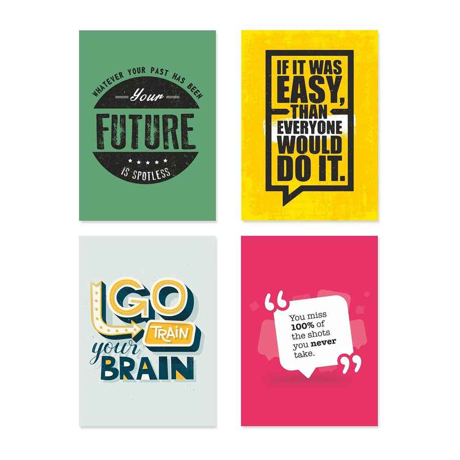 Paper Plane Design Wall Posters For Office Decor | Set of 10 | Size | 12 Inch x 18 Inch | D41