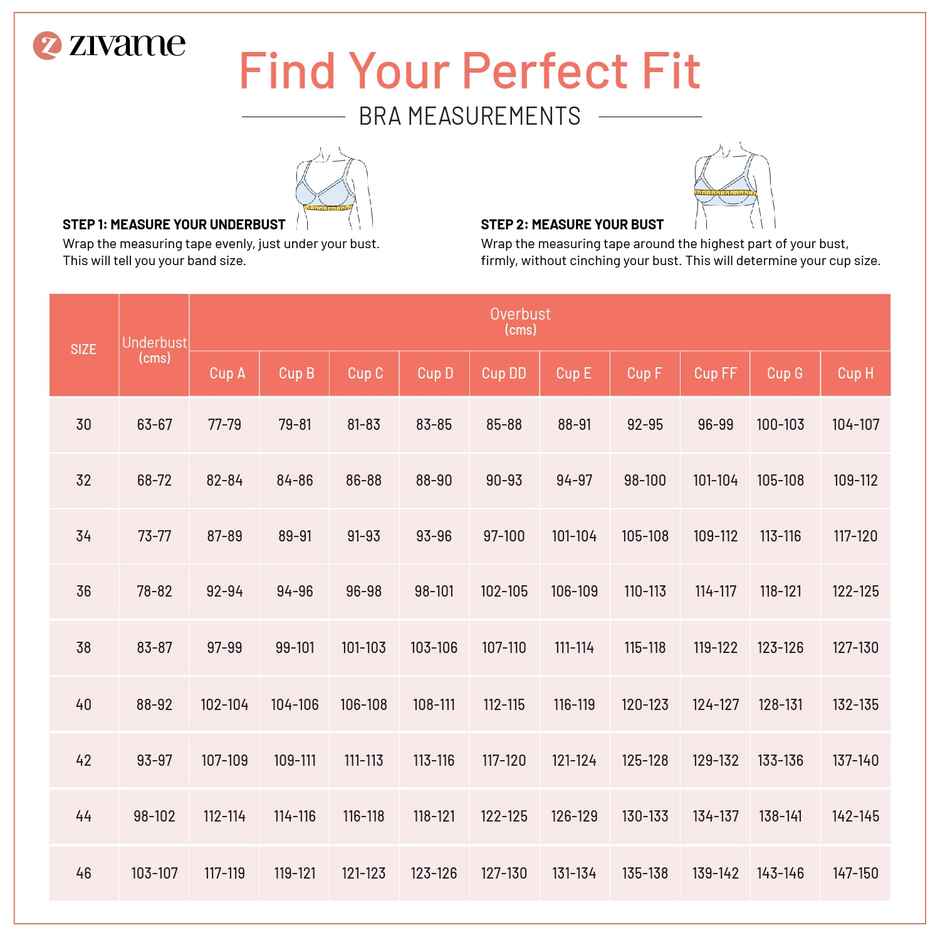 Zivame Women's Beautiful Basics Padded Non Wired 3/4Th Coverage T-shirt Bra | Blue - 34C