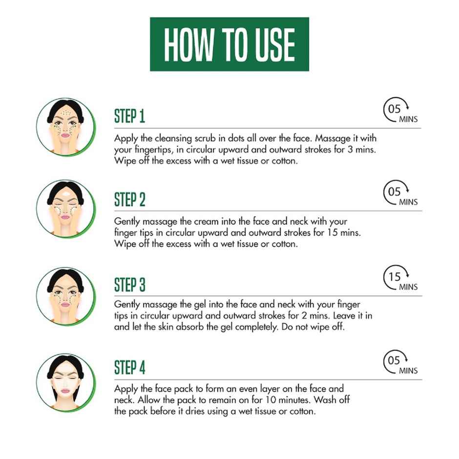 Nature's Essence Glowing Gold Facial Kit