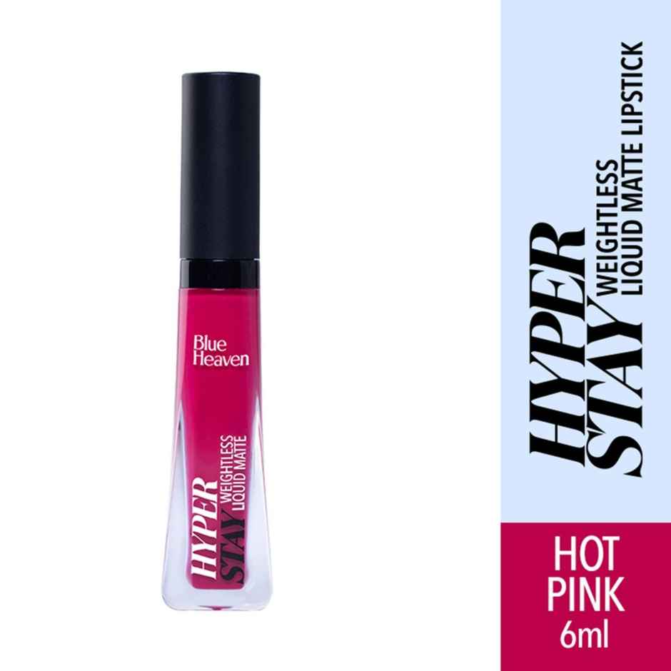 Blue Heaven Hyper Stay Weightless Liquid Matte Lipstick | Hot Pink 8
