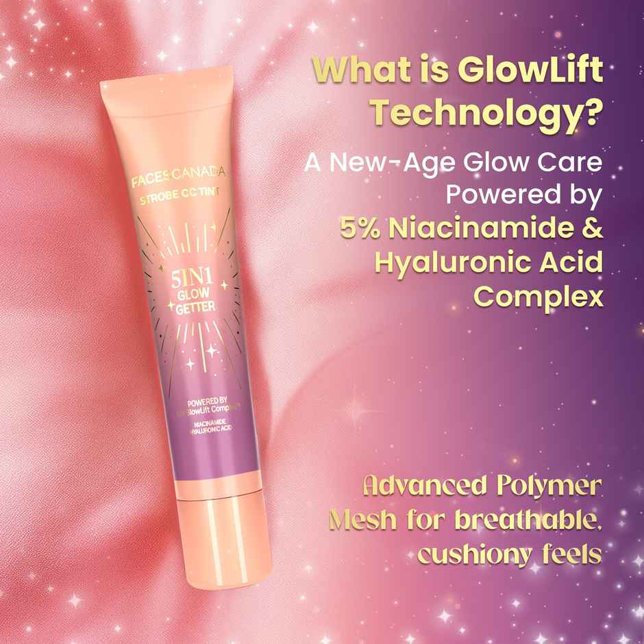 Faces Canada Strobe CC Tint Mini | Paradise Vibes 01 | BB/CC Cream & Highlighter