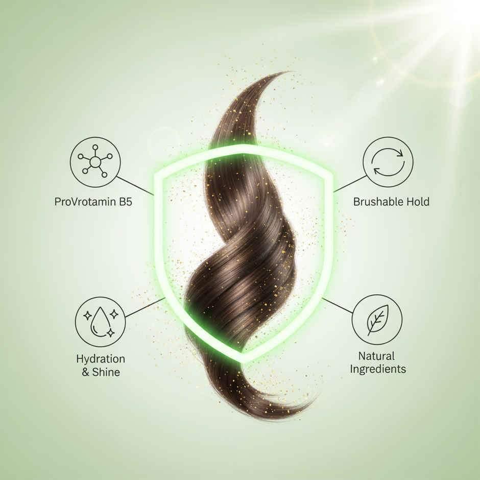 KT Professional Soft Locks Spray with Wheat Protein, Panthenol & Aloe Vera