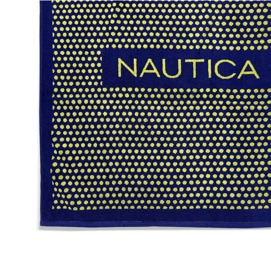 Nautica Designer 100% Cotton Beach & Bath Towel | Bath Towel | Voyage Polka Dot | Green, Blue