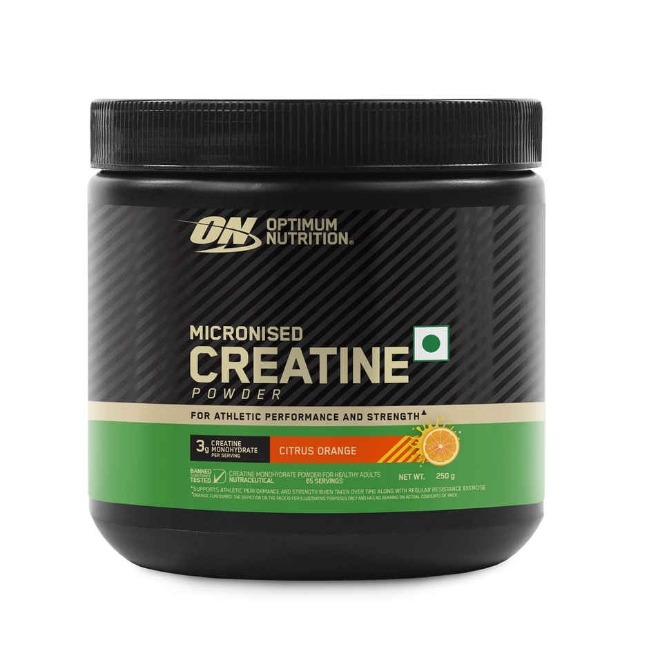 Optimum Nutrition Micronized Creatine Powder | 65 Serves Citrus Orange 3 G
