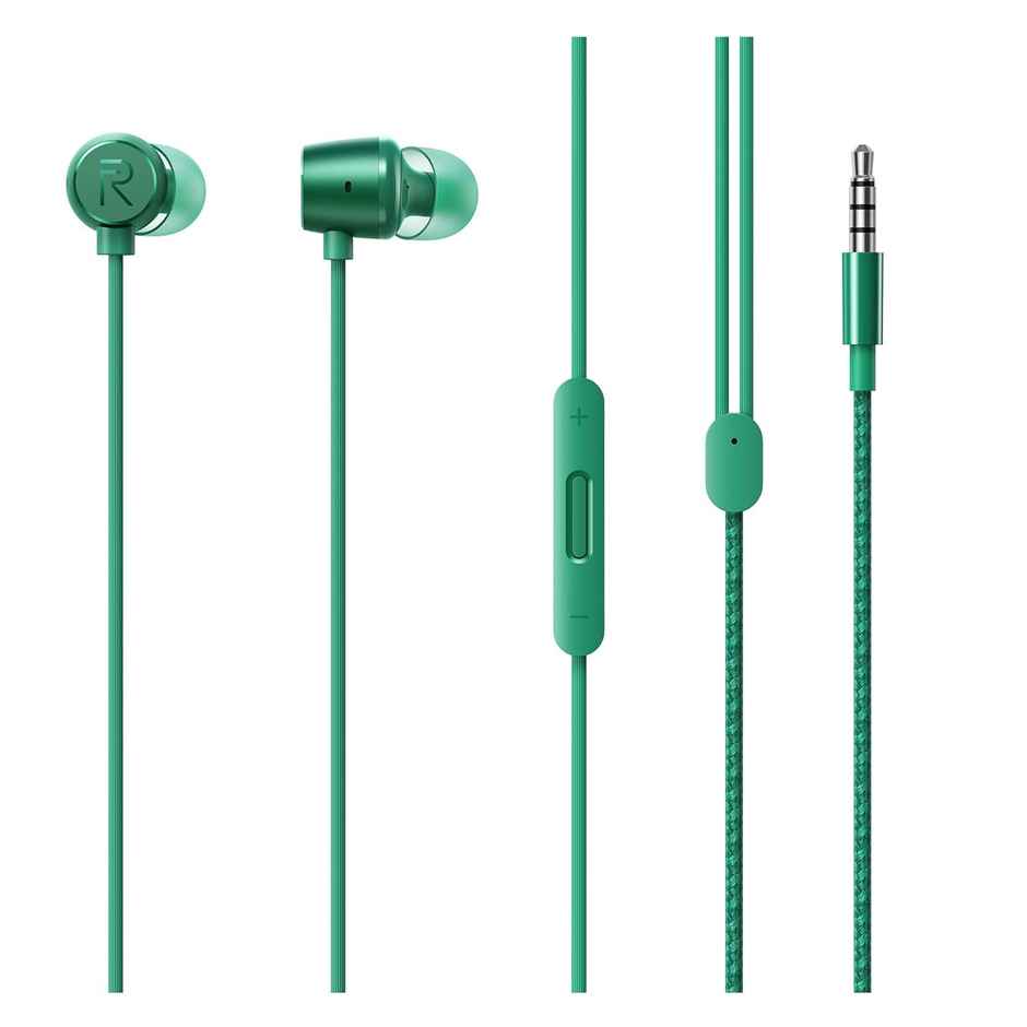 Realme Buds 2 Wired In Ear Earphones With Mic (Green)