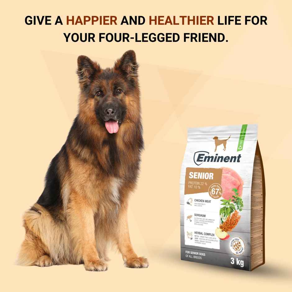 Eminent High Nutrition Dry Food For All Senior Dogs
