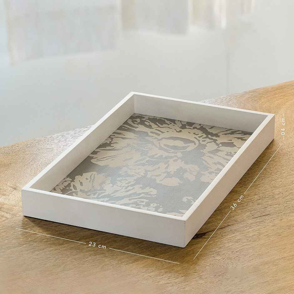 Ellementry Shade of Grey Wooden Tray