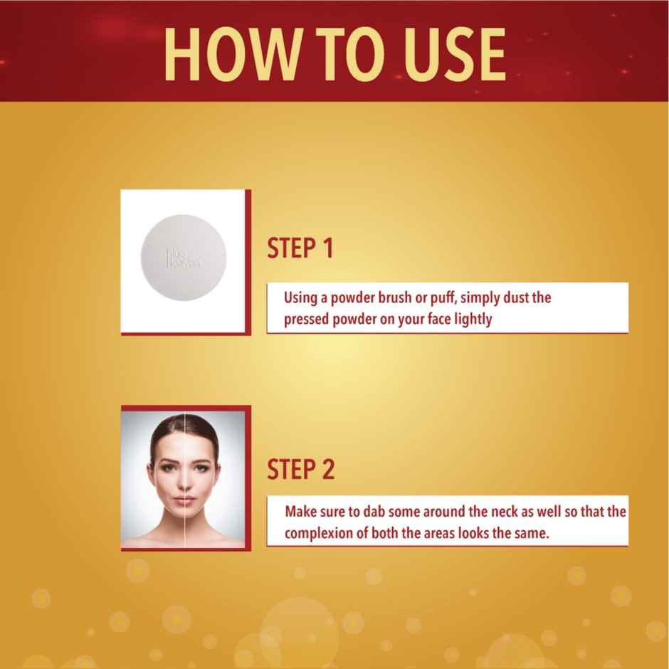 Blue Heaven 2-In-1 Festive Compact Powder For Women - Honey