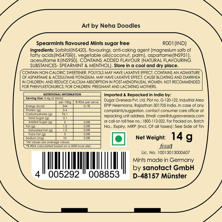 Impact Sugar Free Mint -Desiner Edition