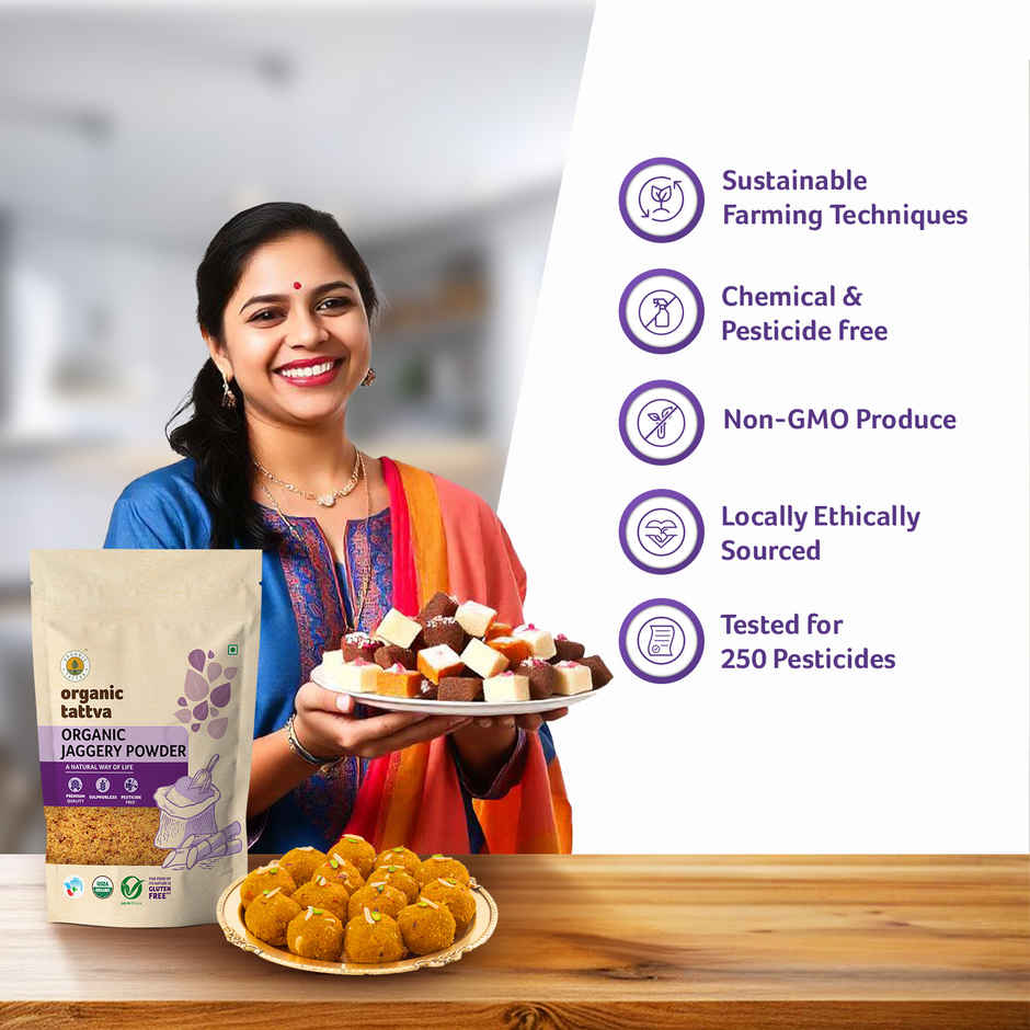 Organic Tattva Jaggery Powder