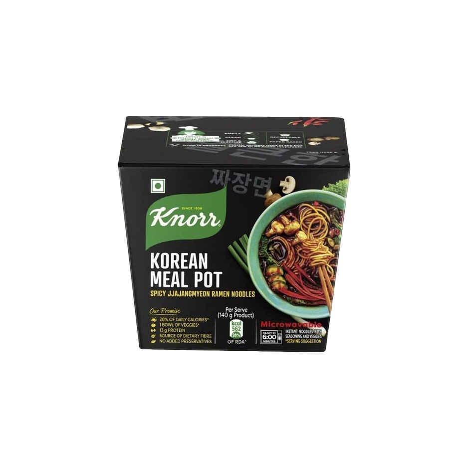 Korean Knorr Meal Pot - Spicy Jjajangmyeon Ramen Korean Noodles Veg