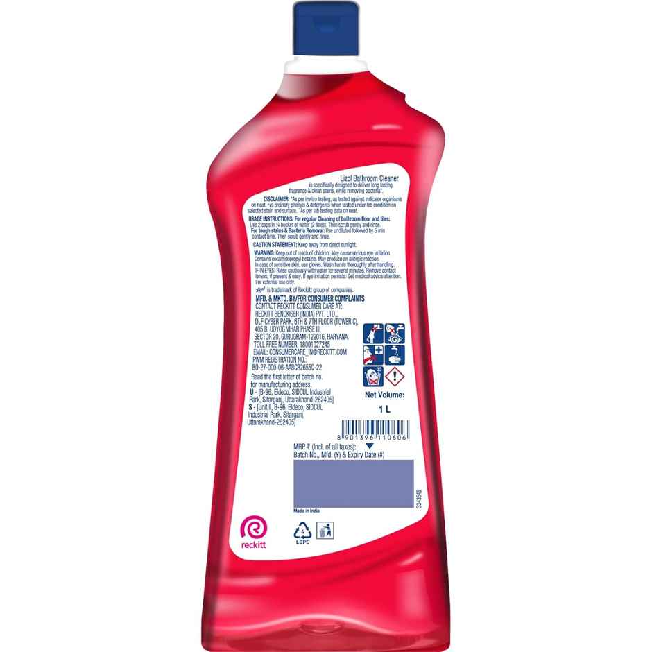 Lizol Bathroom Cleaner Liquid | Floral