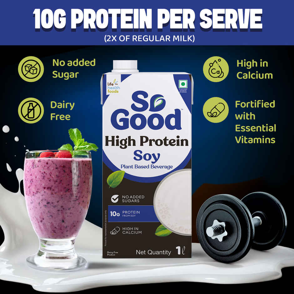 So Good High Protein Soy Plant Based Beverage - 1 L